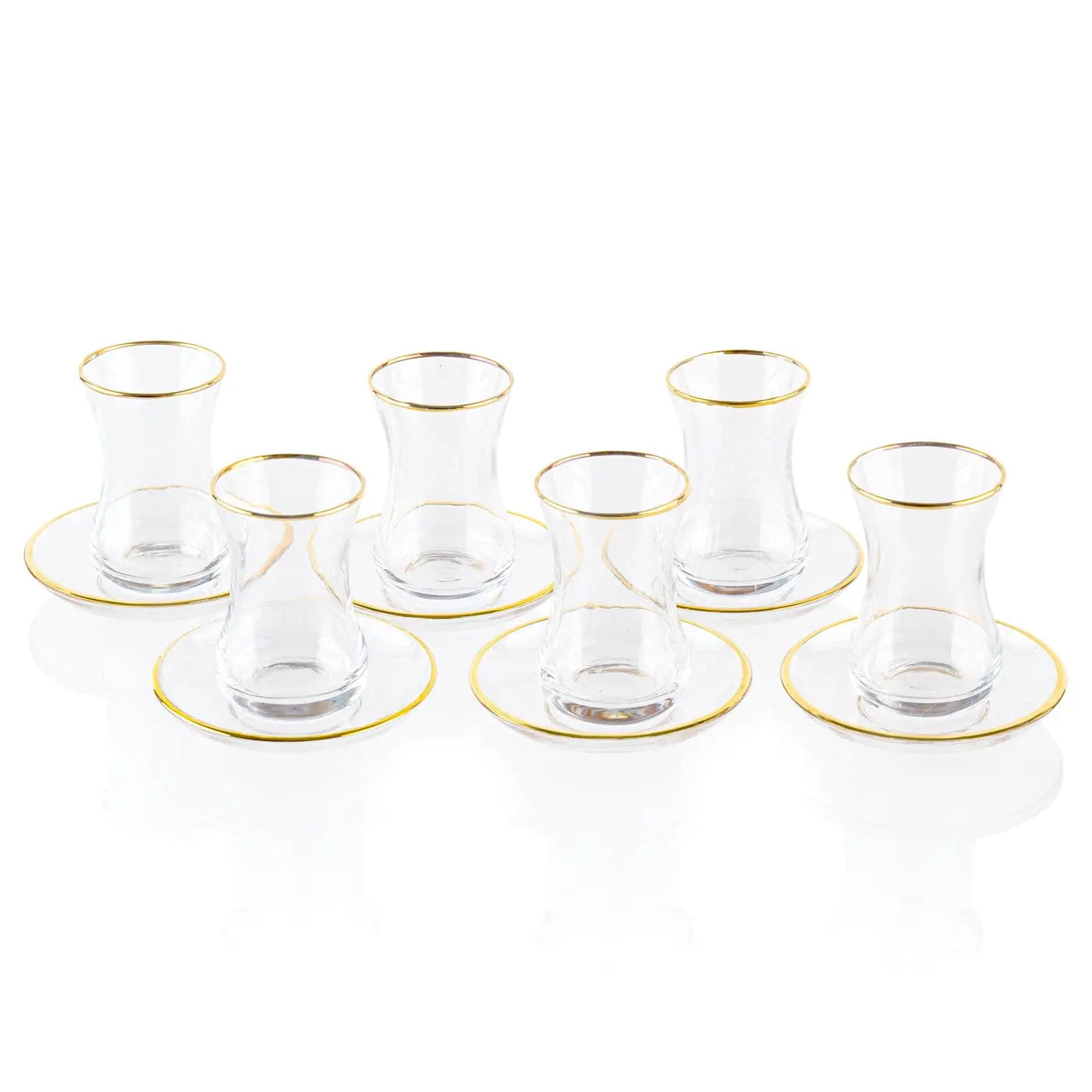Classic Glass Cups & Saucers | Judaica Square Lakewood