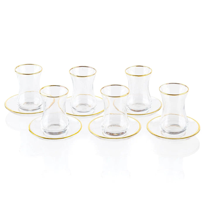 Classic Glass Cups & Saucers — Judaica | Judaica Square Lakewood