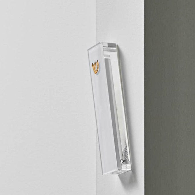 Classic Mezuzah Case — detail view | Judaica Square Lakewood
