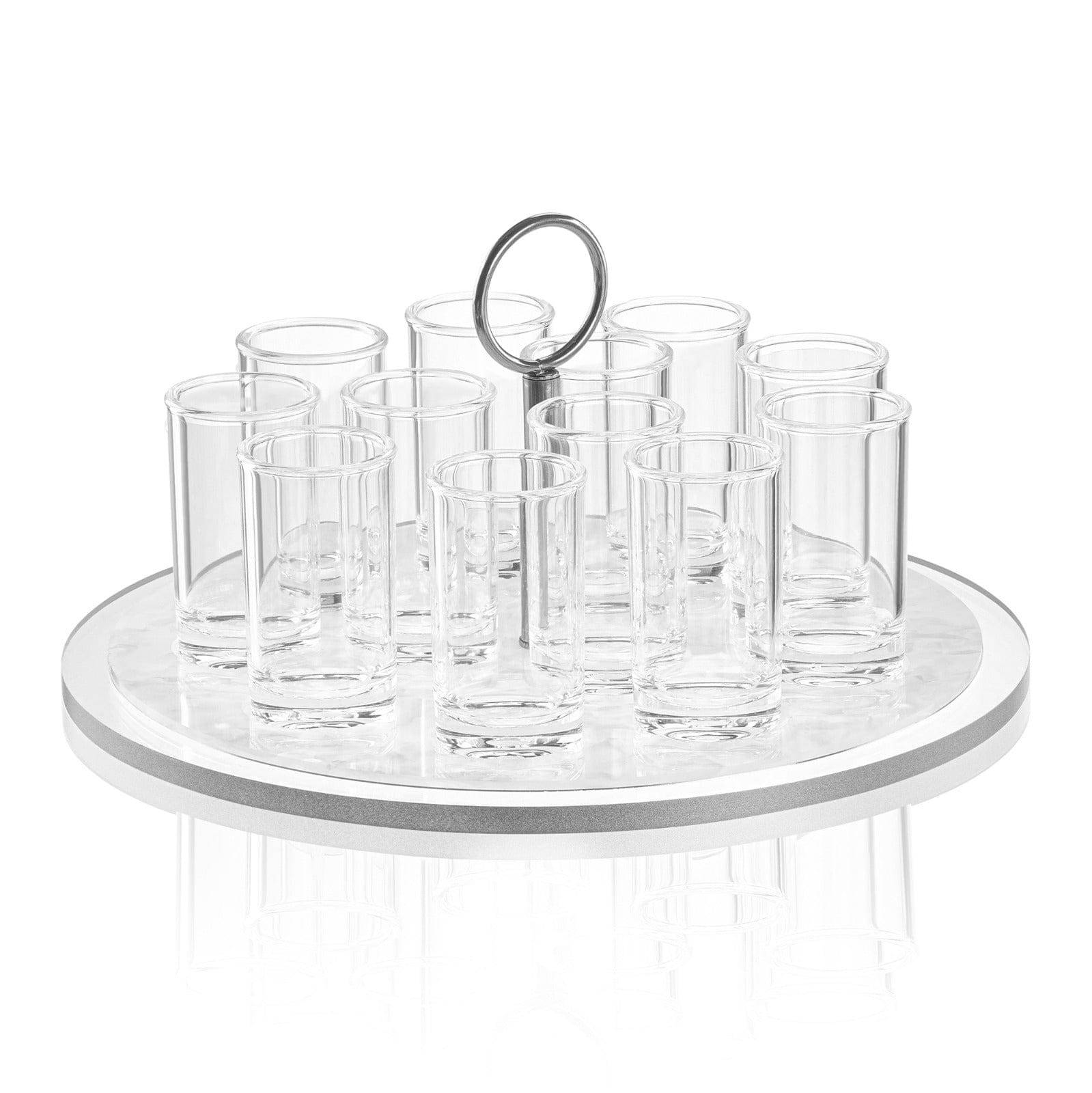 Classic Pearlstone Liquor Set — reverse view | Judaica Square Lakewood
