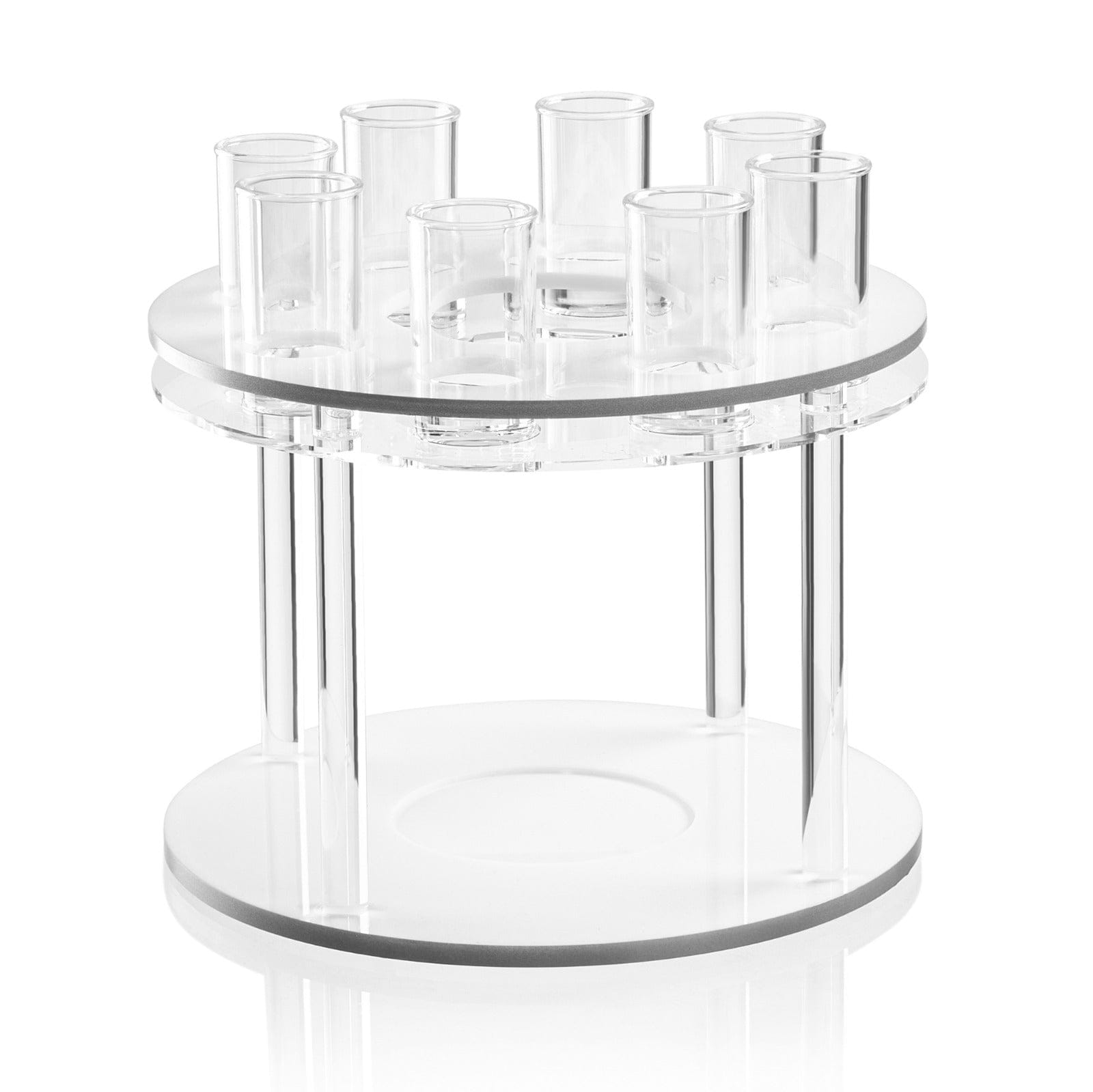 Classic Round Liquor Set — side detail | Judaica Square Lakewood