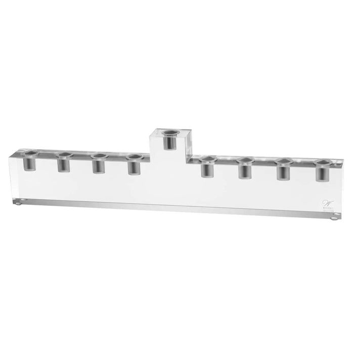 Clear Menorah — lucite Chanukah | Judaica Square Lakewood