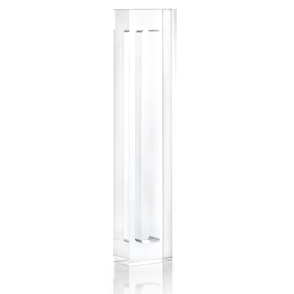 Clear Mezuzah Case — hero shot | Judaica Square Lakewood