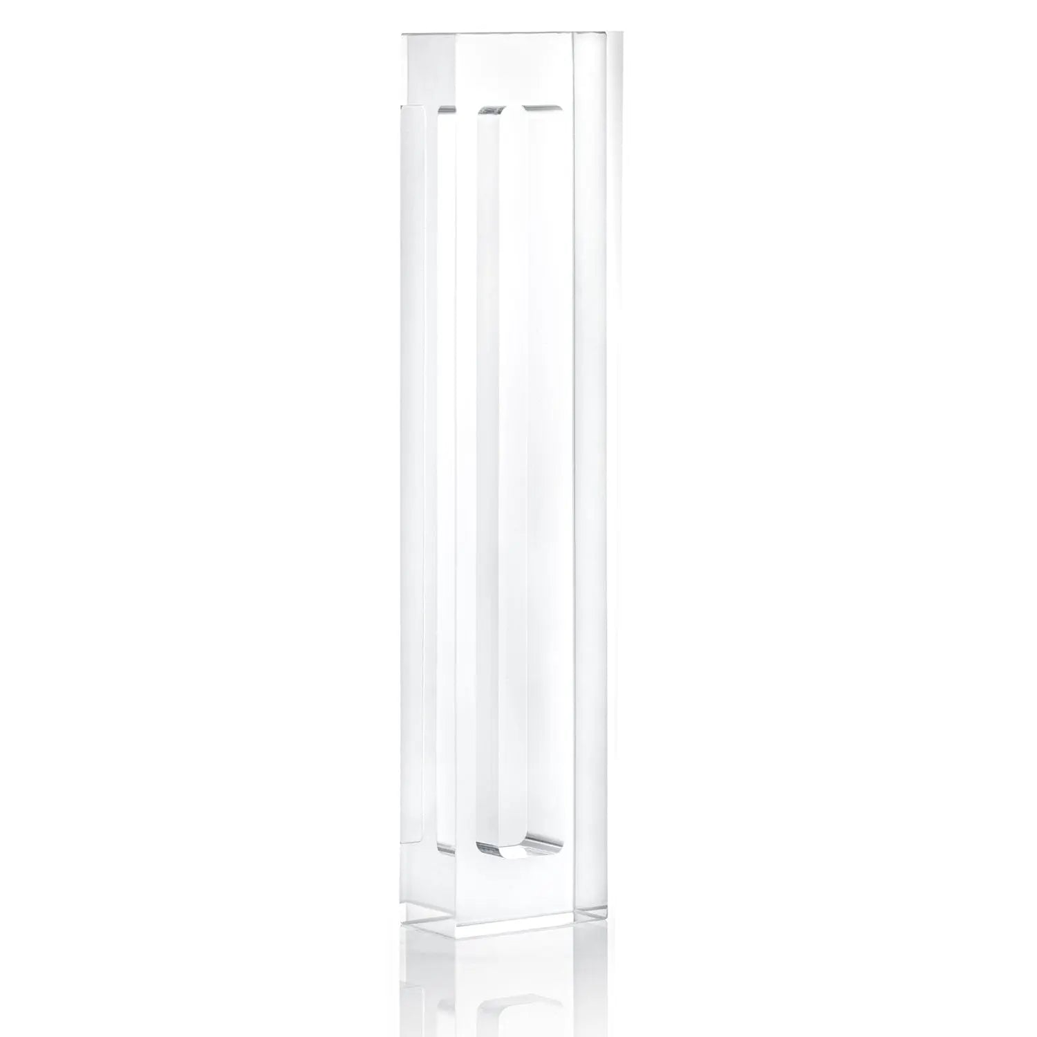 Clear Mezuzah Case — hero shot | Judaica Square Lakewood