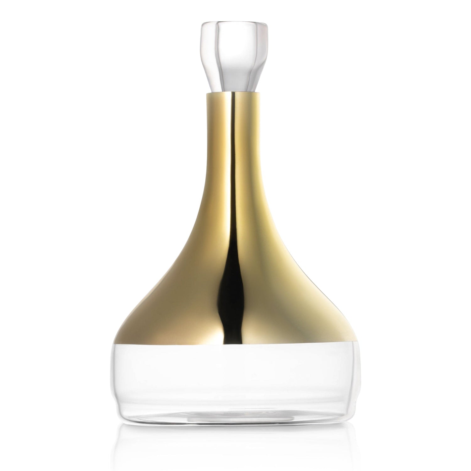 Contemporary Wine Decanter — styled in-room | Judaica Square Lakewood