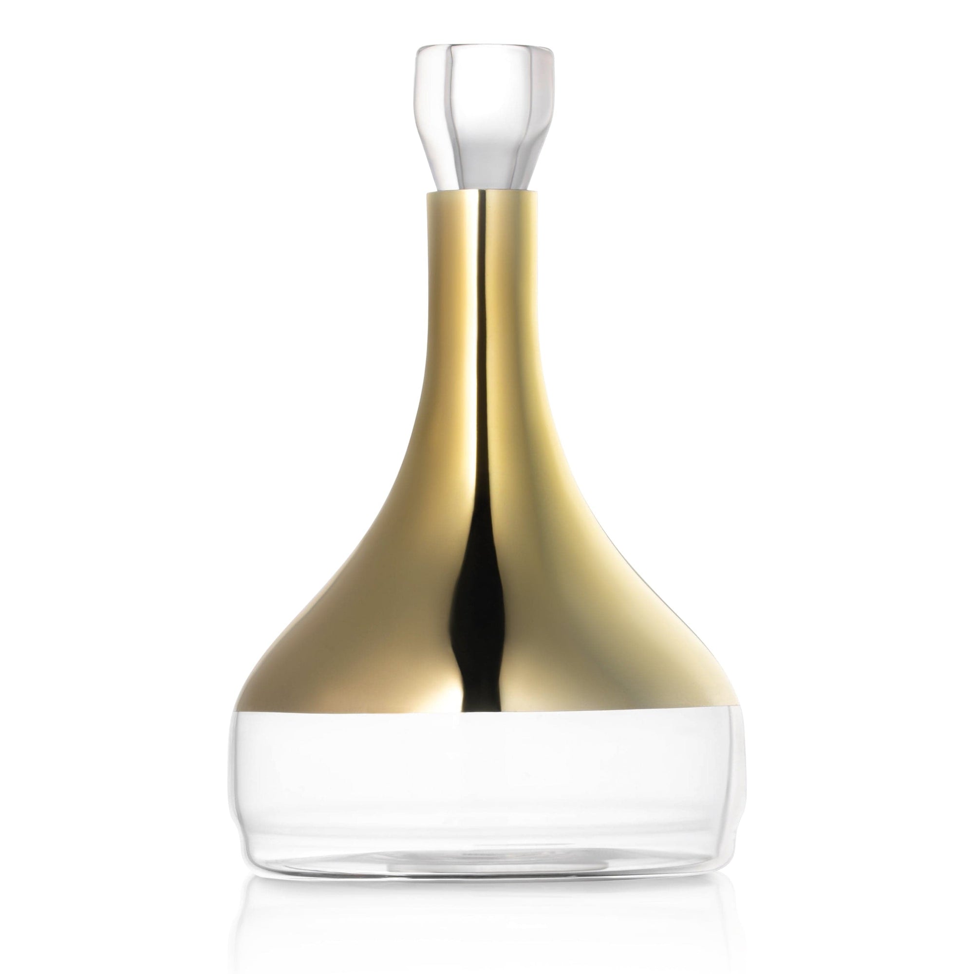 Contemporary Wine Decanter — styled in-room | Judaica Square Lakewood