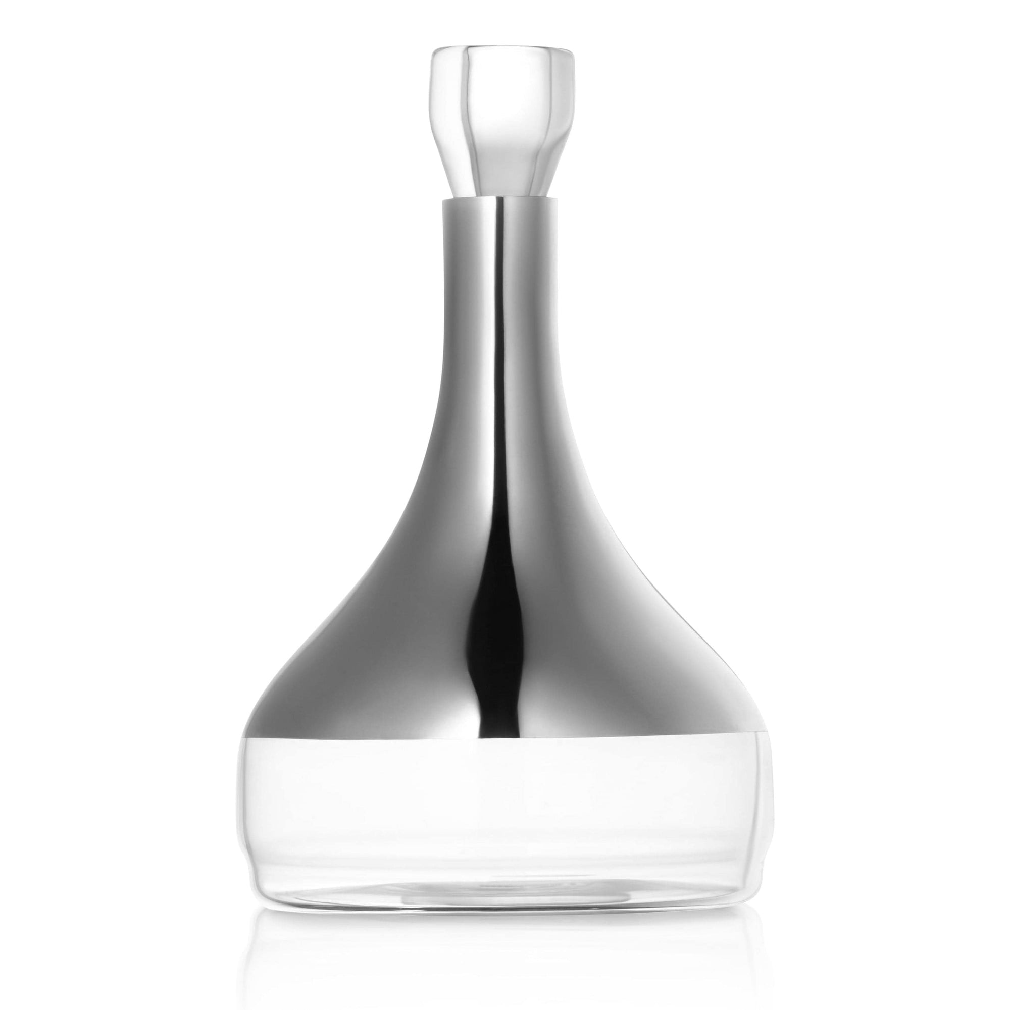 Contemporary Wine Decanter — reverse view | Judaica Square Lakewood