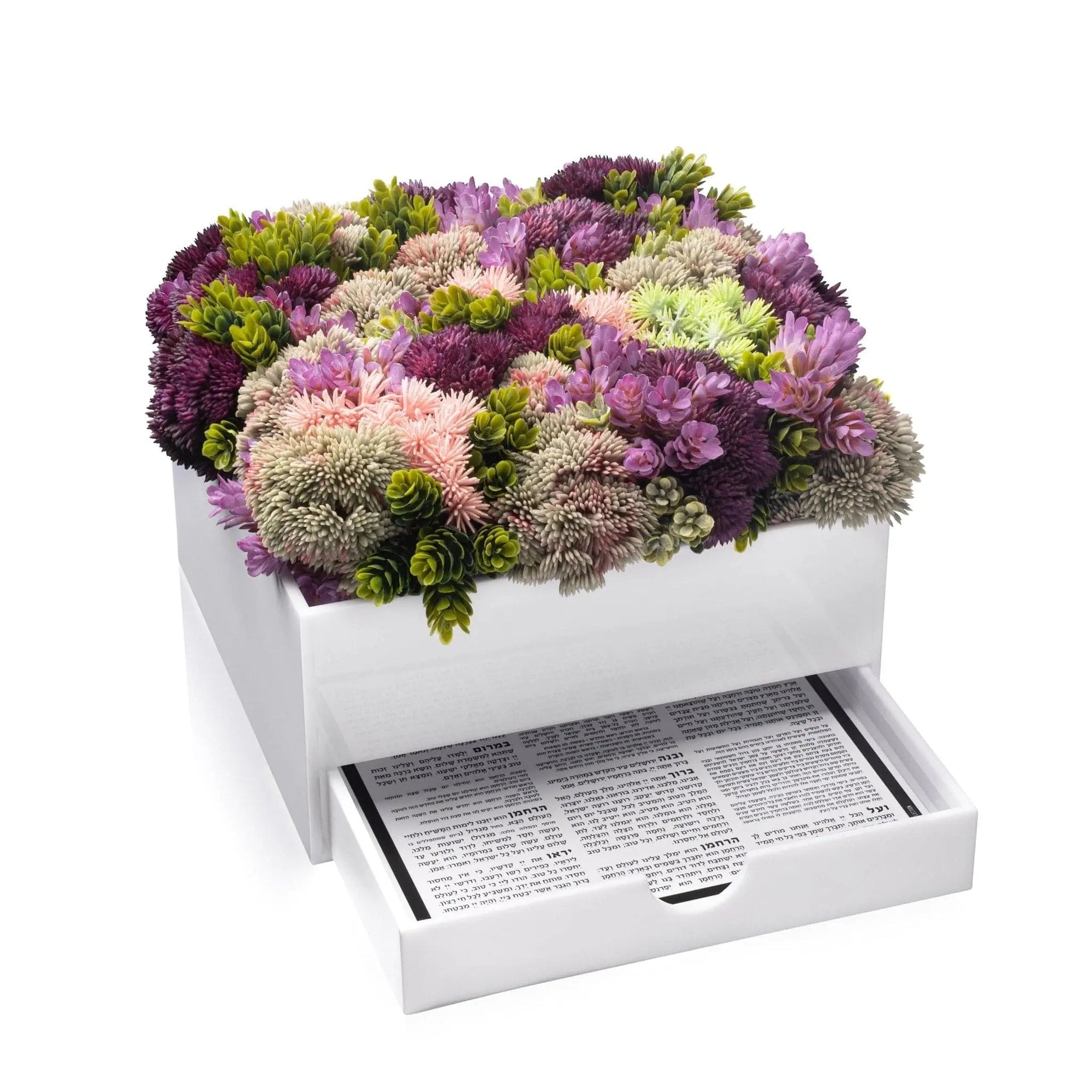 Corporate Gifting - Vase Bencher Set — reverse view | Judaica Square Lakewood