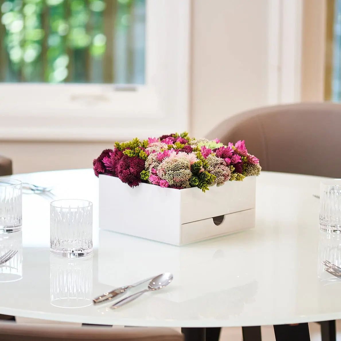 Corporate Gifting - Vase Bencher Set — styled in-room | Judaica Square Lakewood