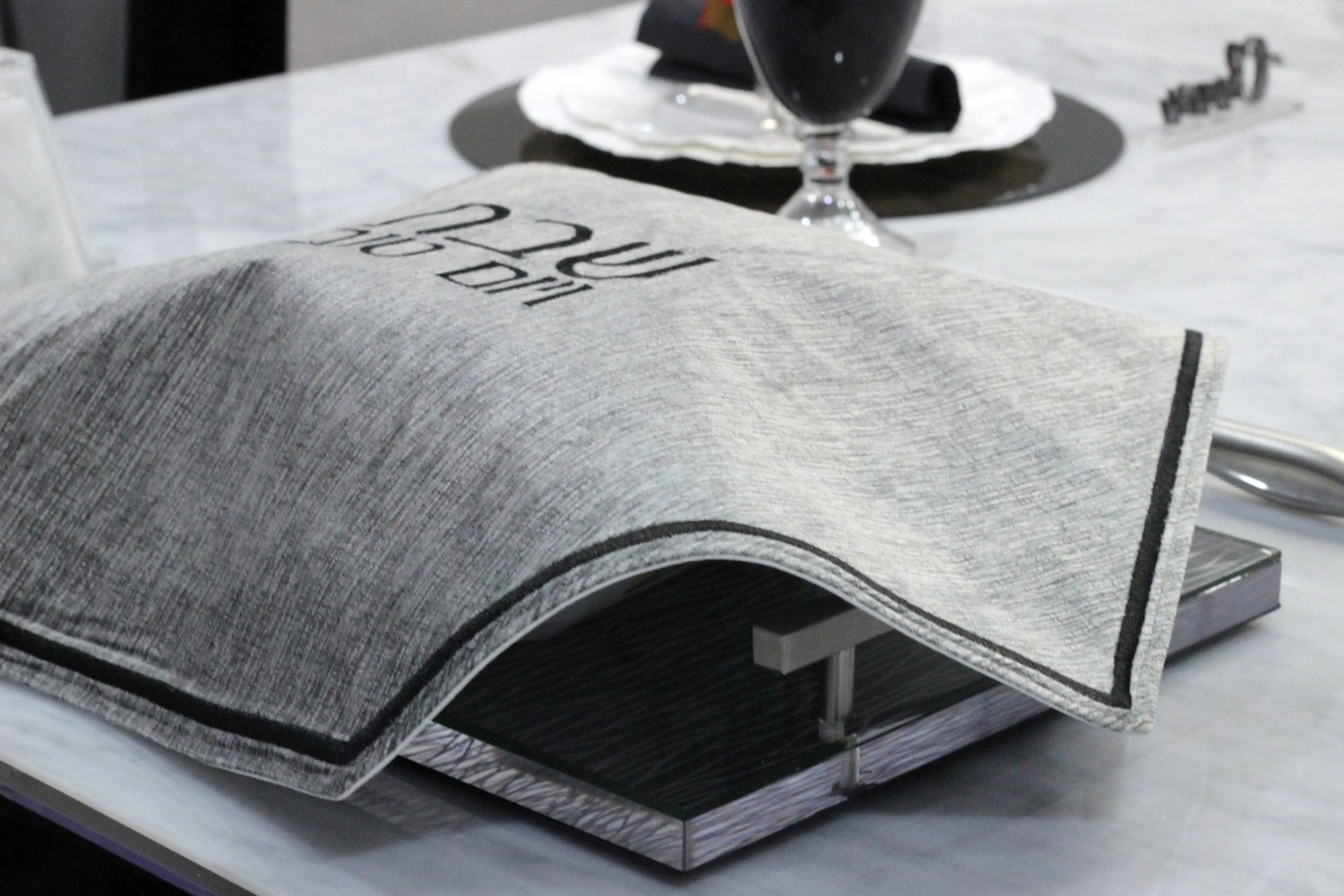 Crushed Velvet Hexagon Challah Cover | Judaica Square Lakewood