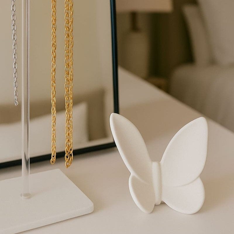 Crystal Butterfly — detail view | Judaica Square Lakewood