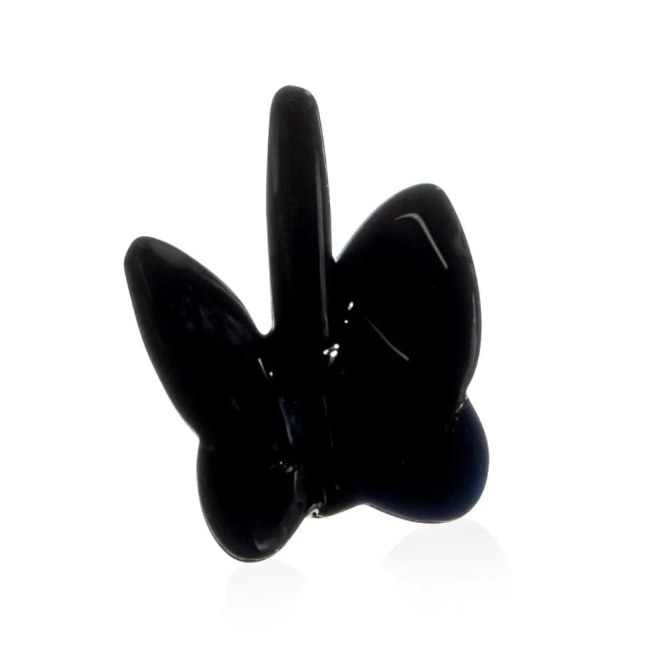 Crystal Butterfly Ring Holder — hero shot | Judaica Square Lakewood