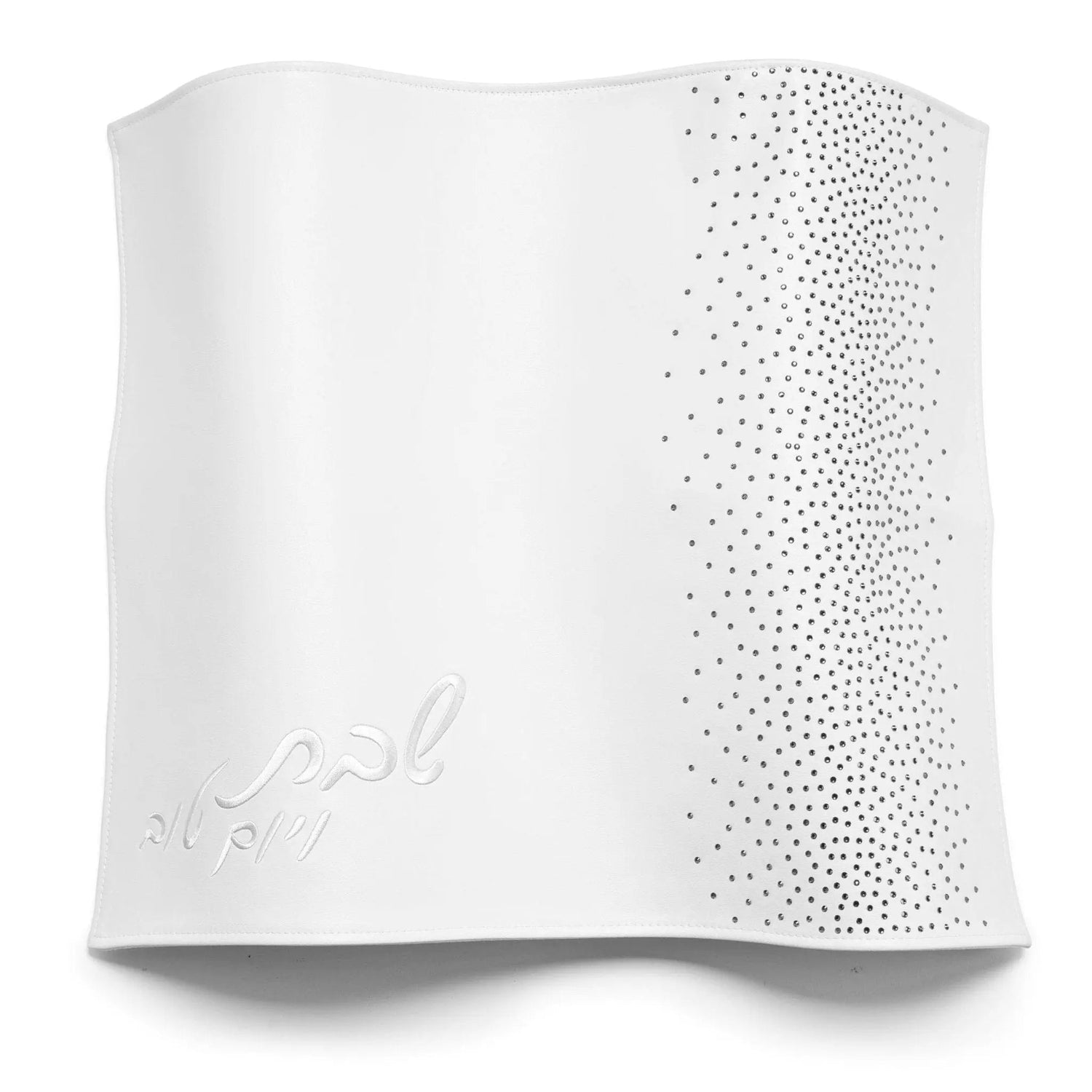 Crystal Challah Cover — reverse view | Judaica Square Lakewood