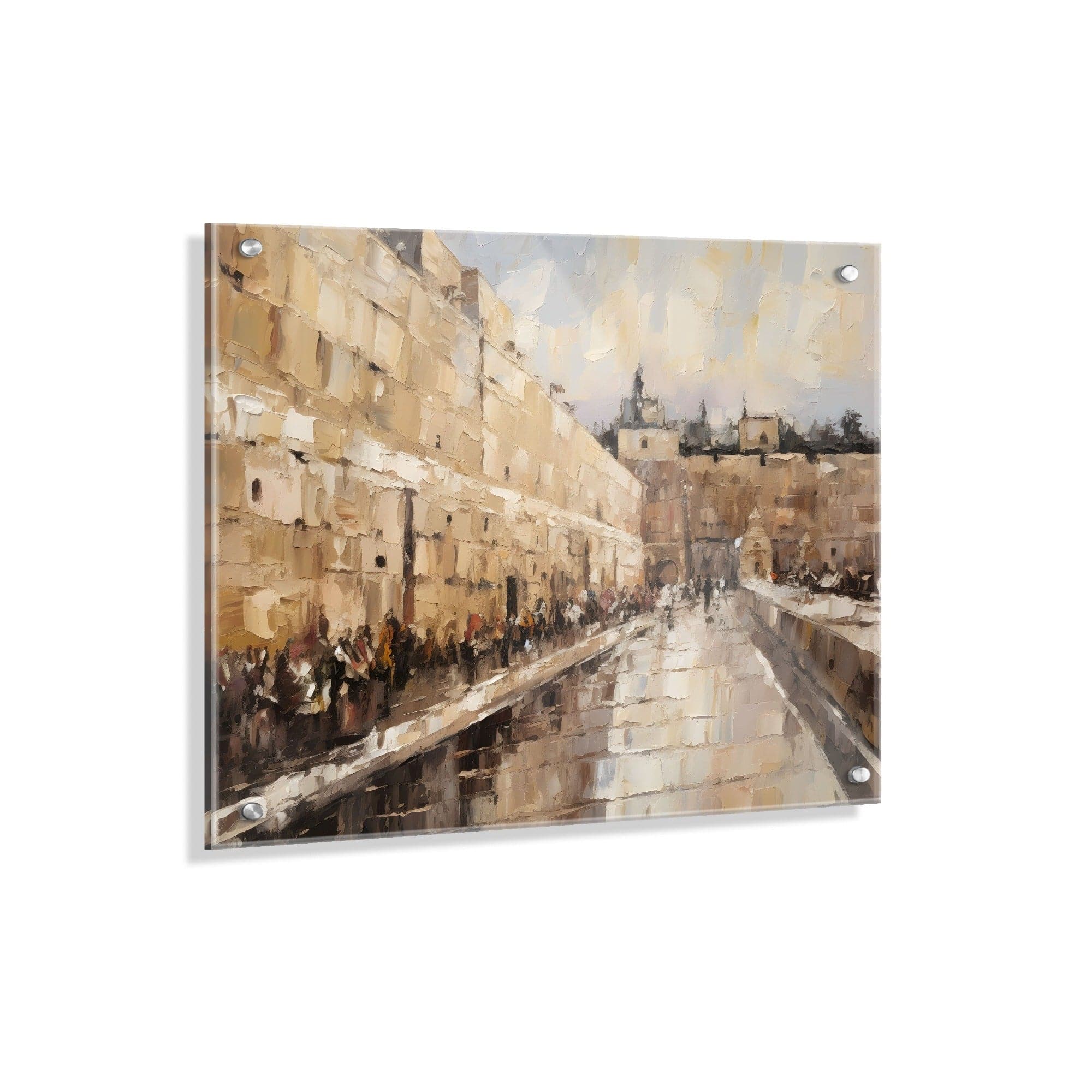 Alex Levin 'After Prayer' Exquisite Jewish Art Canvas Print for Home Decor