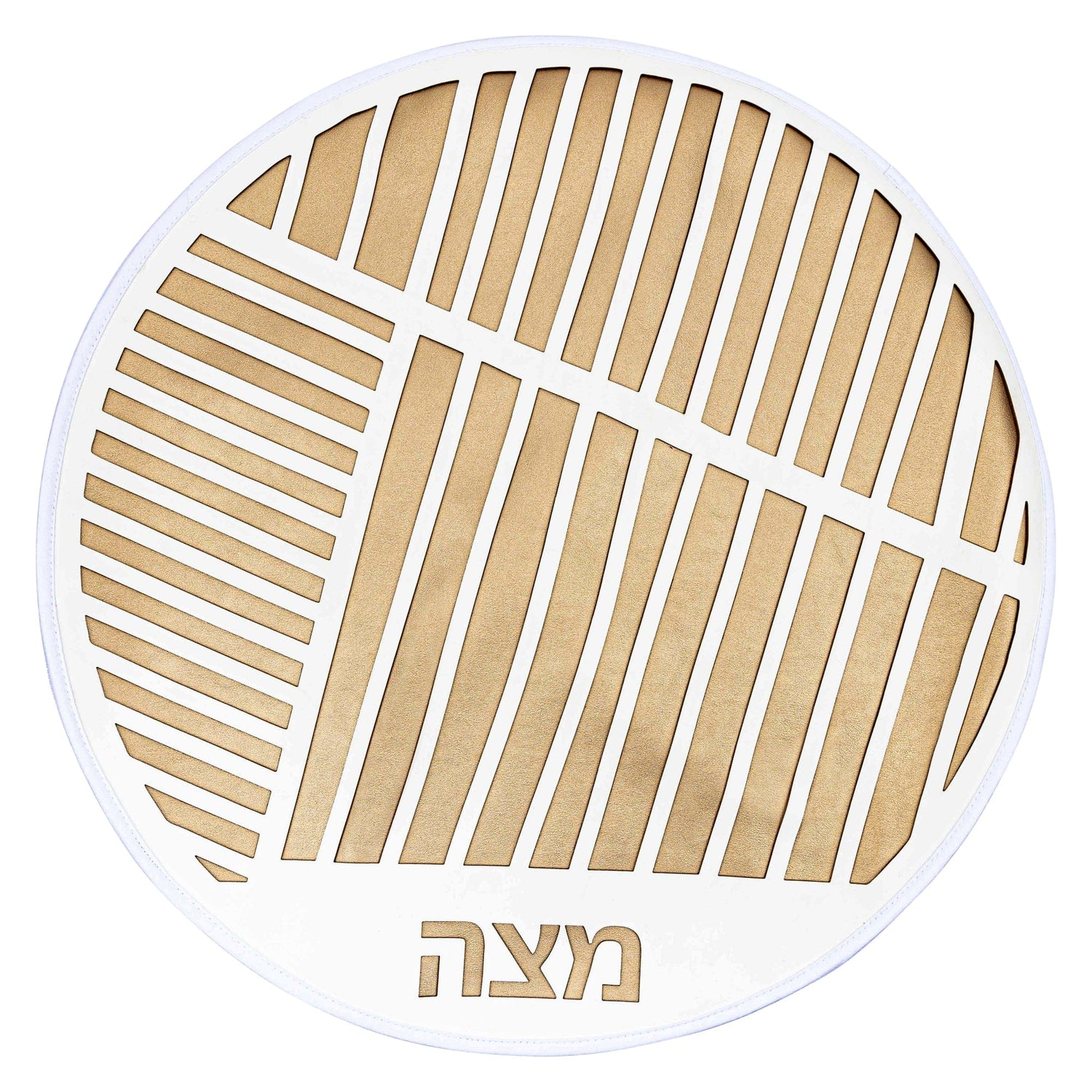 Diagonal Laser Cut Pesach Set — detail view | Judaica Square Lakewood