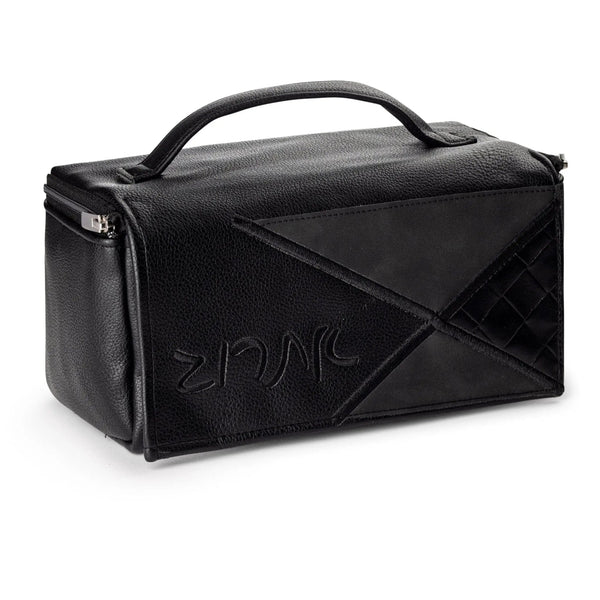 Diagonal Leather Esrog Bag — hero shot | Judaica Square Lakewood