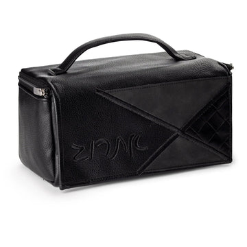 Diagonal Leather Esrog Bag — Esrog Bag