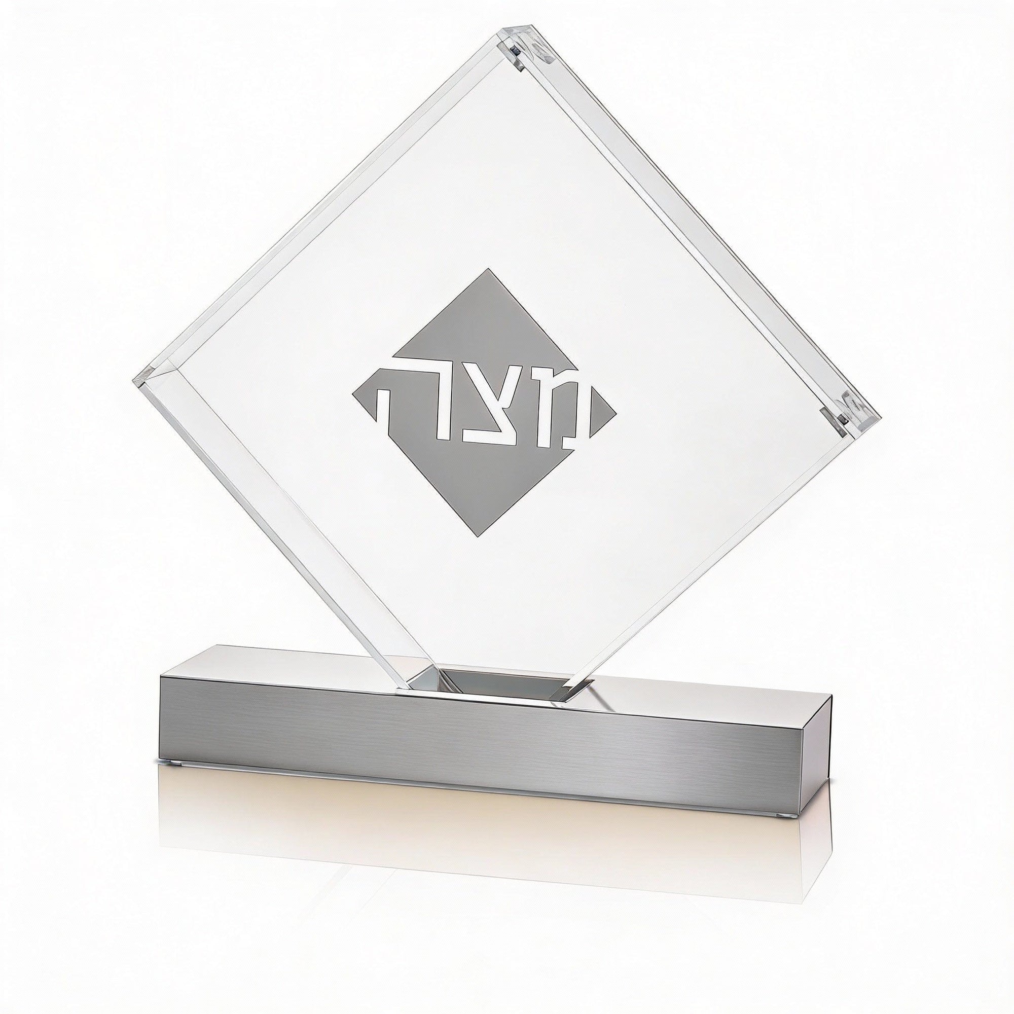 Diamond Matzah Box (Square) — styled in-room | Judaica Square Lakewood