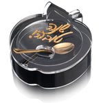 Die-Cut Apple Lucite Honey Dish