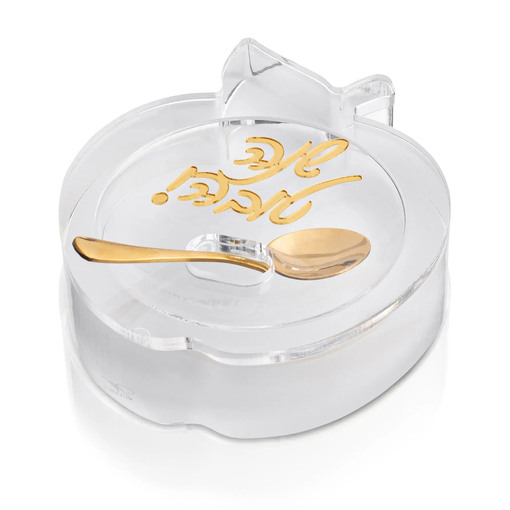 Die-Cut Apple Honey Dish | Judaica Square Lakewood
