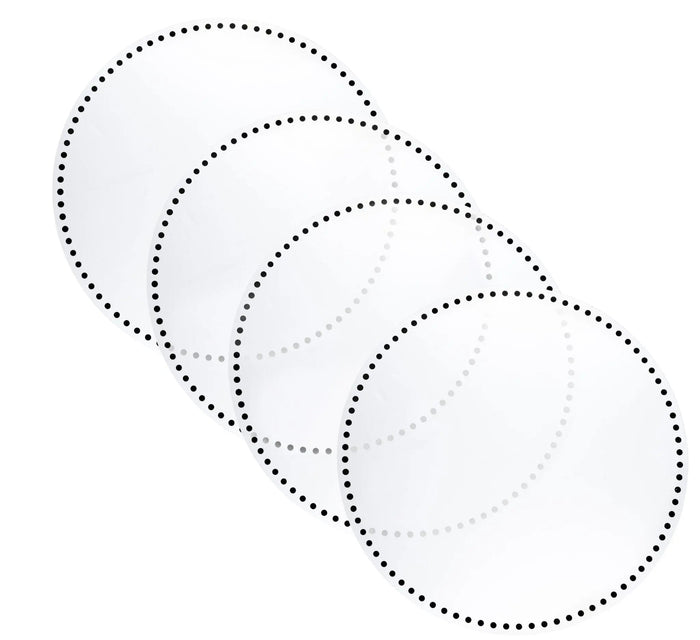 Dot Border Chargers — lucite Charger Plate | Judaica Square Lakewood