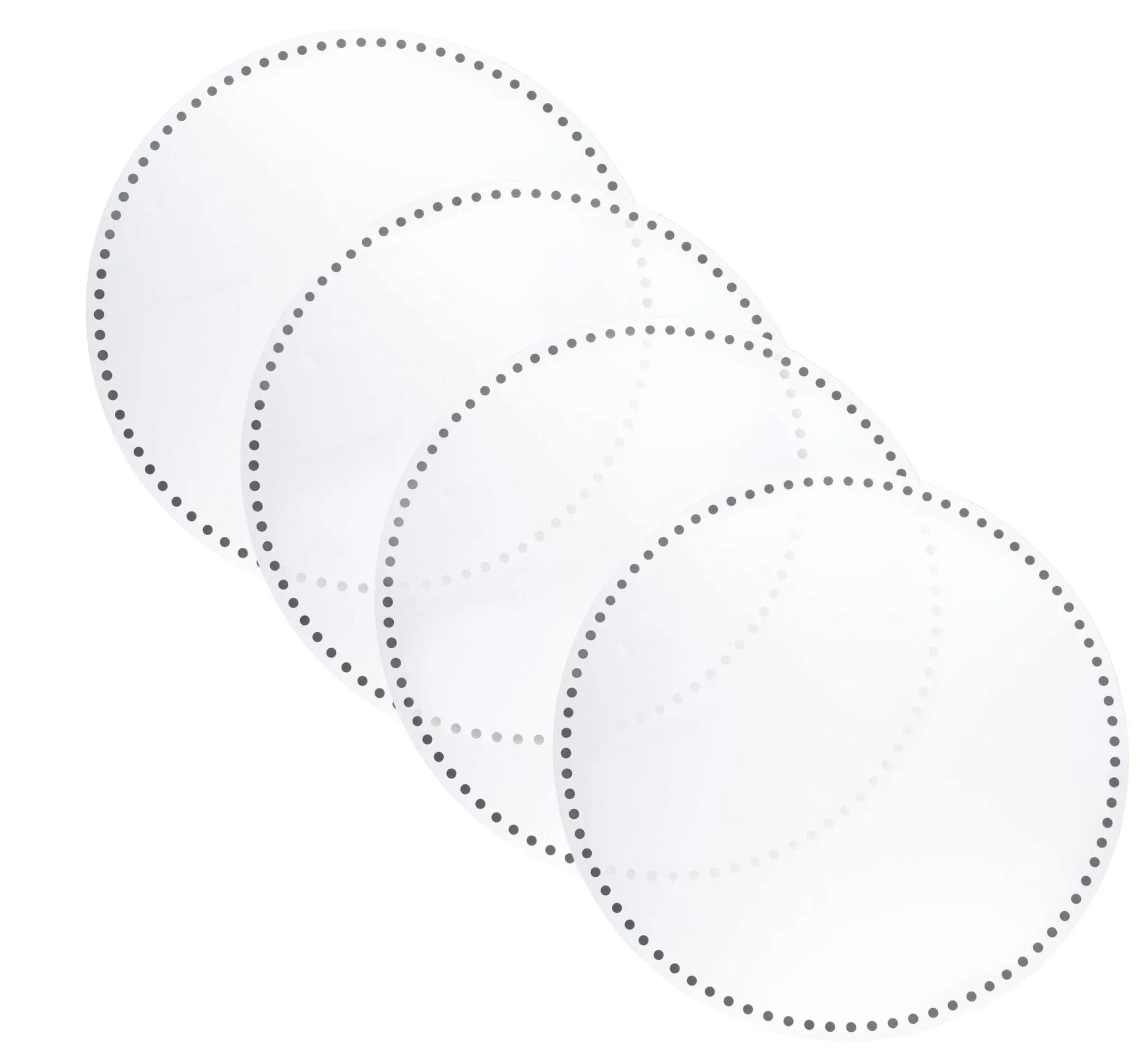 Dot Border Chargers — reverse view | Judaica Square Lakewood