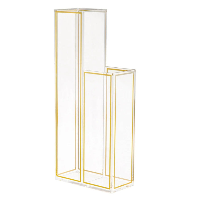 Double Outline Vase — lucite Judaica | Judaica Square Lakewood