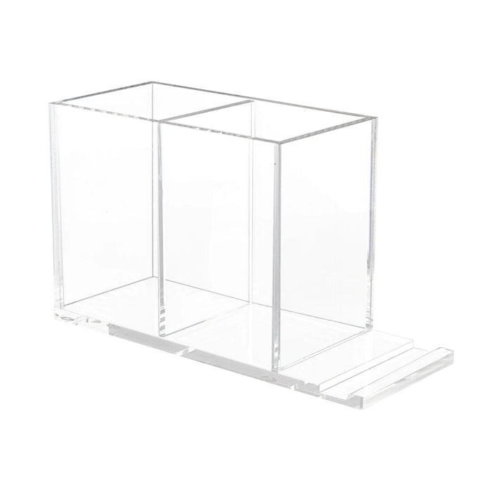 Double Shabbos Candle Holder — lucite Judaica | Judaica Square Lakewood