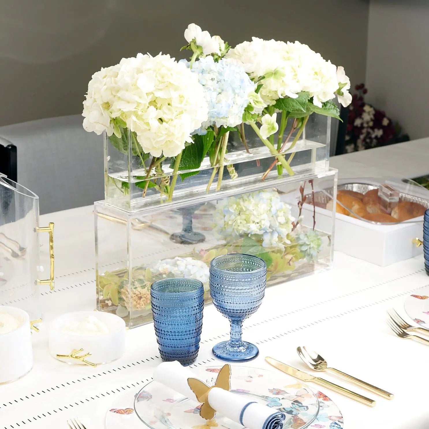 Double Stacked Vase — side detail | Judaica Square Lakewood