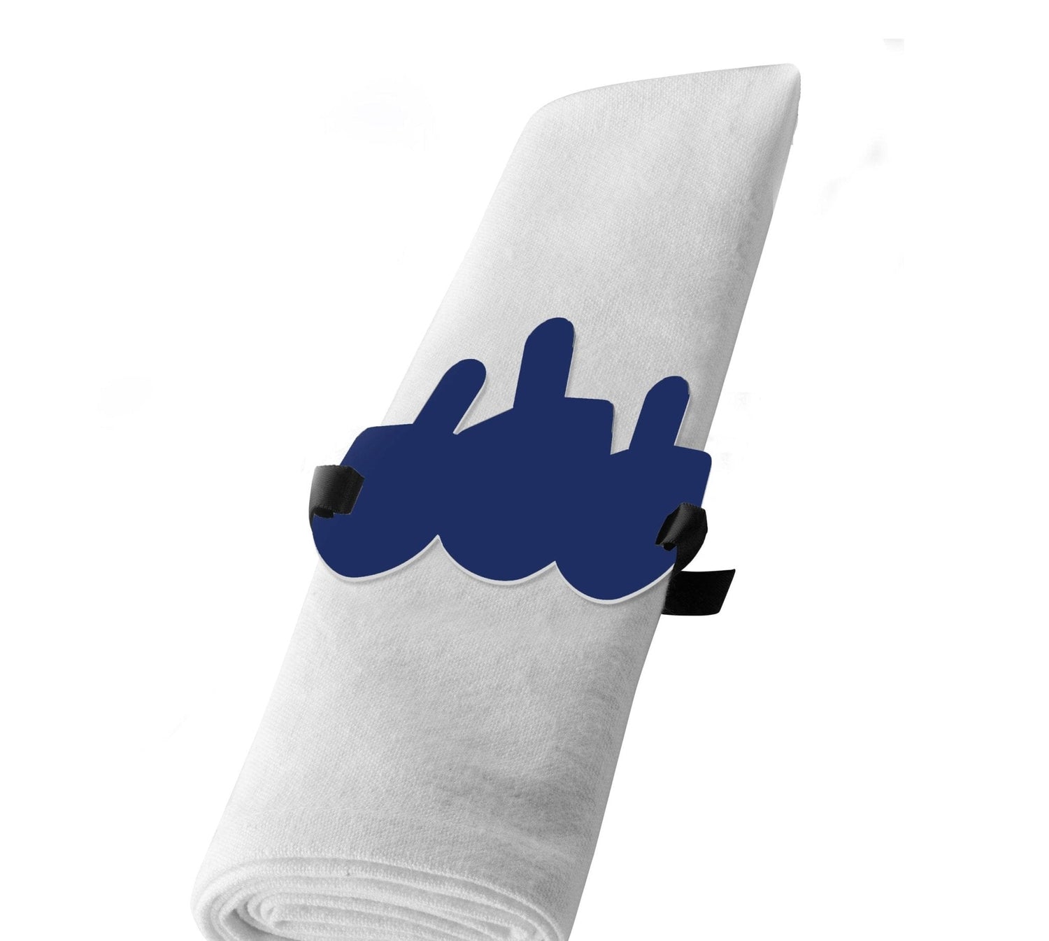 Dreidel Napkin Wraps — reverse view