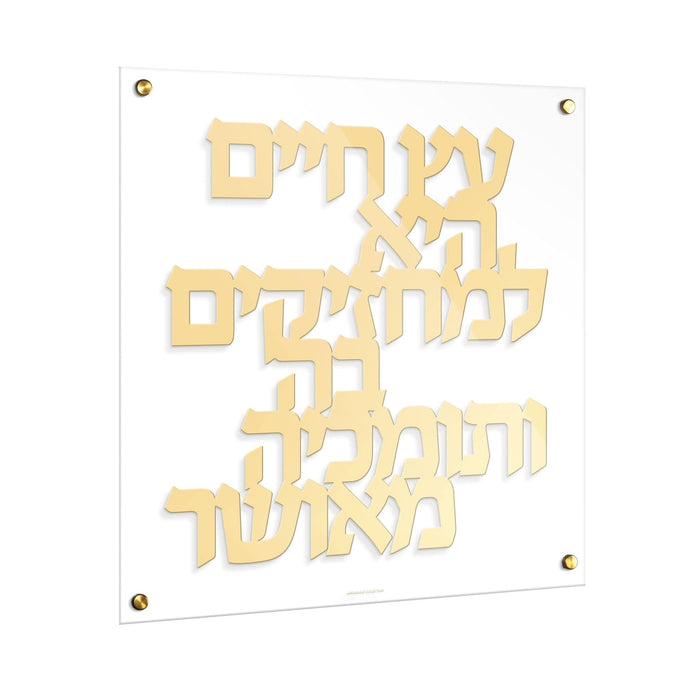 Eitz Chaim Classic Wall Art — lucite | Judaica Square Lakewood