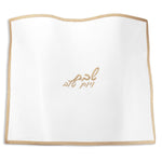 Embroidered Edge Challah Cover