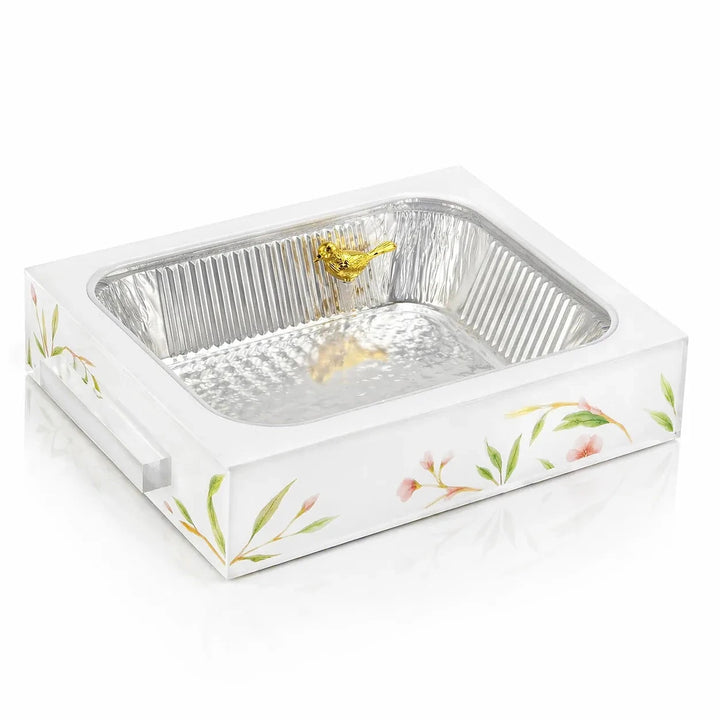 Floral Bird 9x13 Pan Holder — Serveware