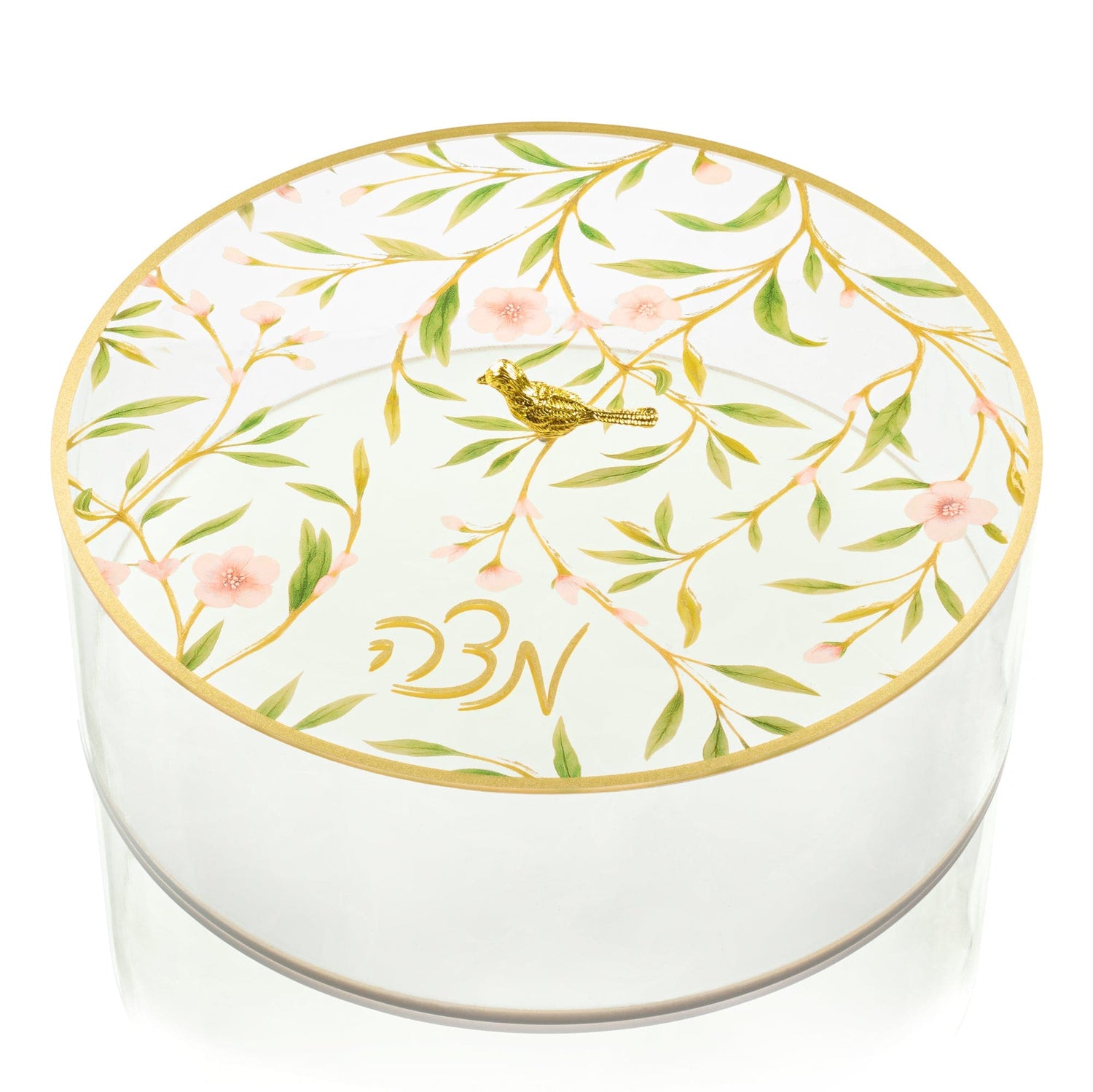 Floral Bird Matzah Box