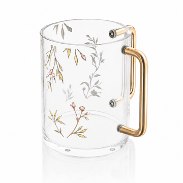 Floral Bird Washing Cup — lucite