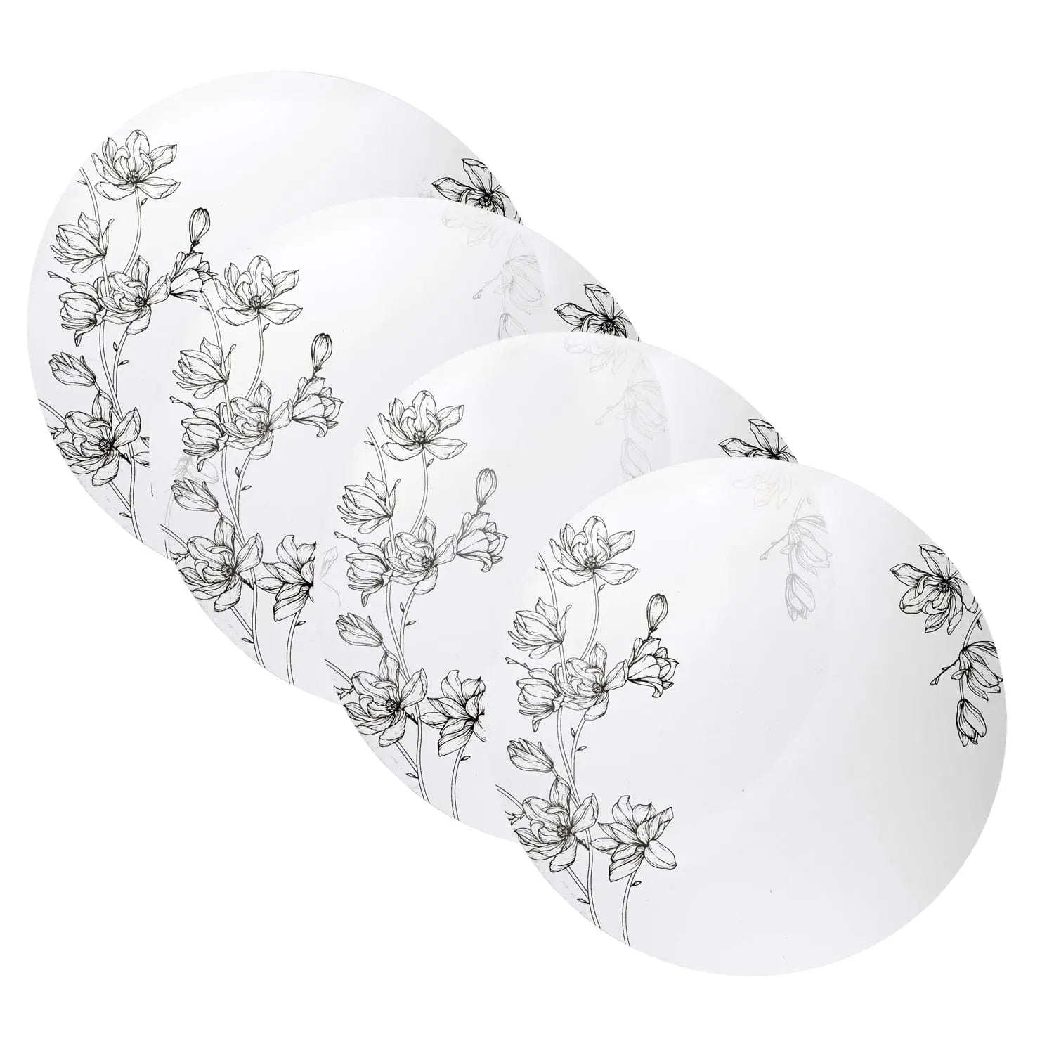 Floral Chargers — styled in-room | Judaica Square Lakewood