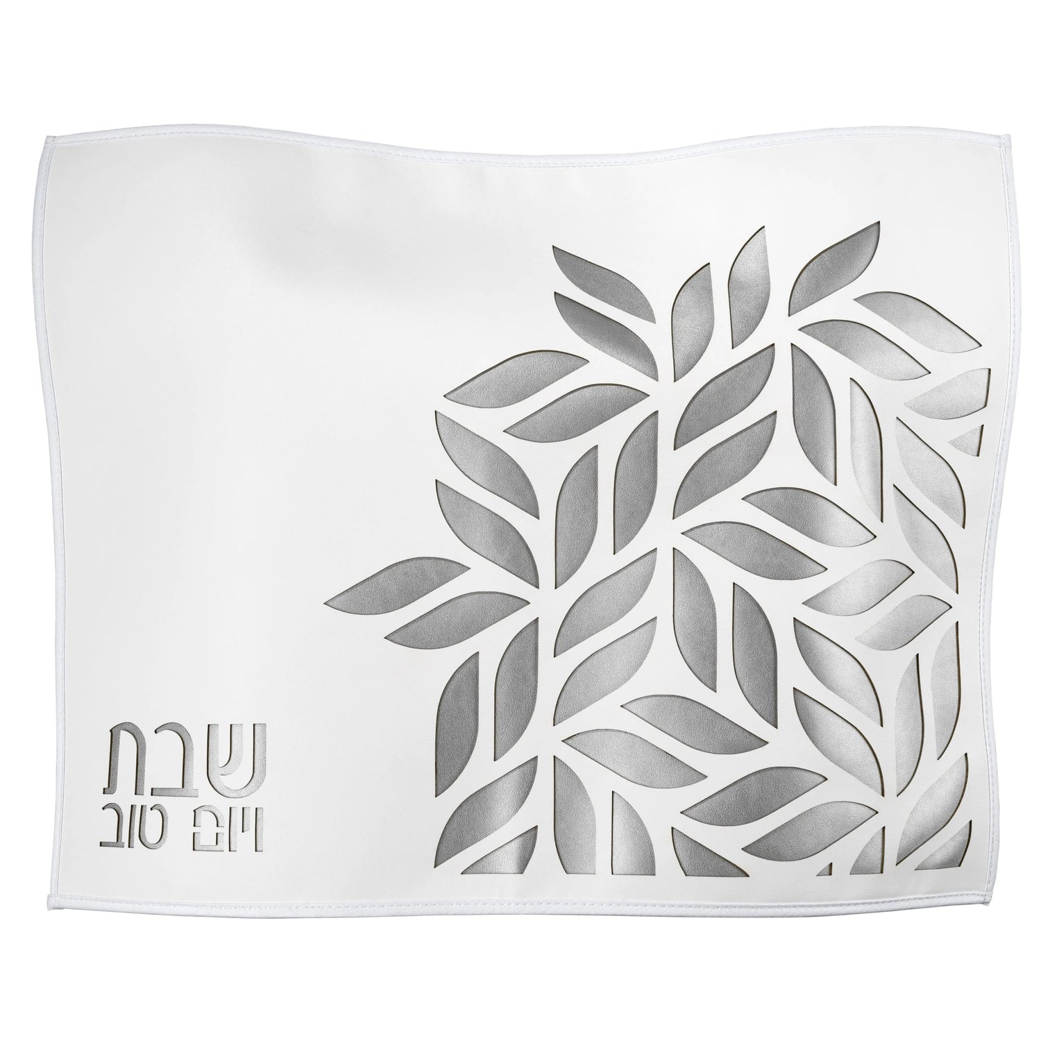 Floral Laser Cut Challah Cover — detail view | Judaica Square Lakewood