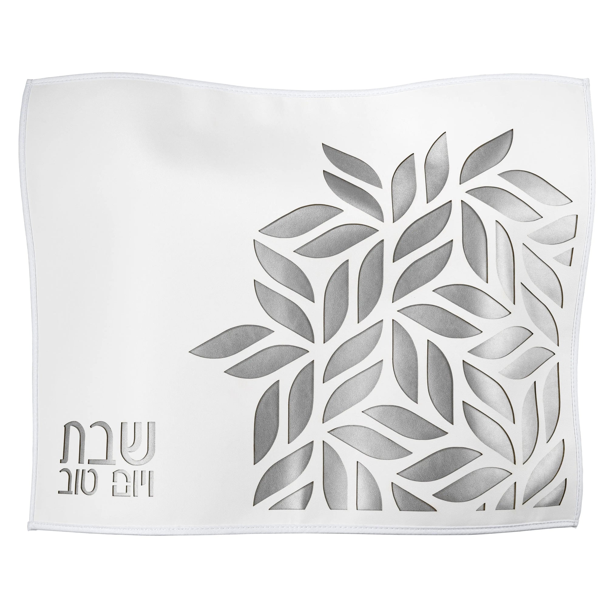 Floral Laser Cut Challah Cover — detail view | Judaica Square Lakewood