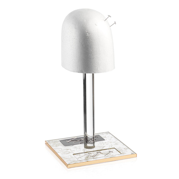 French Toile Lucite Wig Head — Judaica | Judaica Square Lakewood