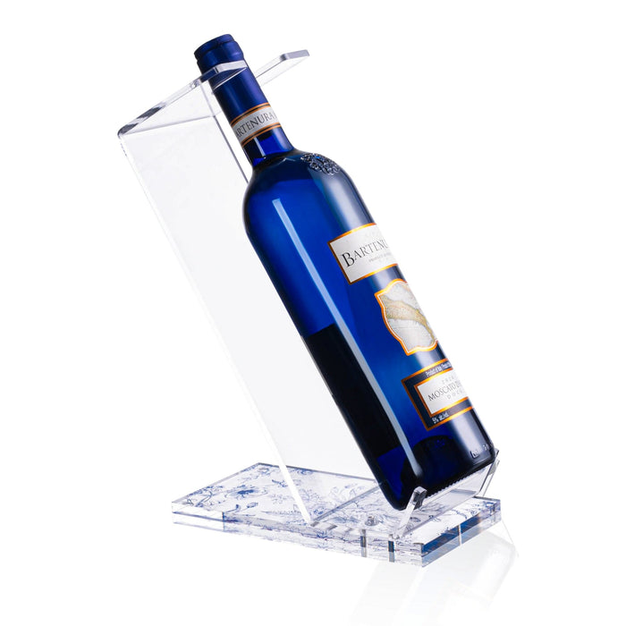 French Toile Wine Stand — lucite Judaica | Judaica Square Lakewood