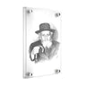 The Brisker Rav Gadol Sketch — lucite Wall Art | Judaica Square Lakewood