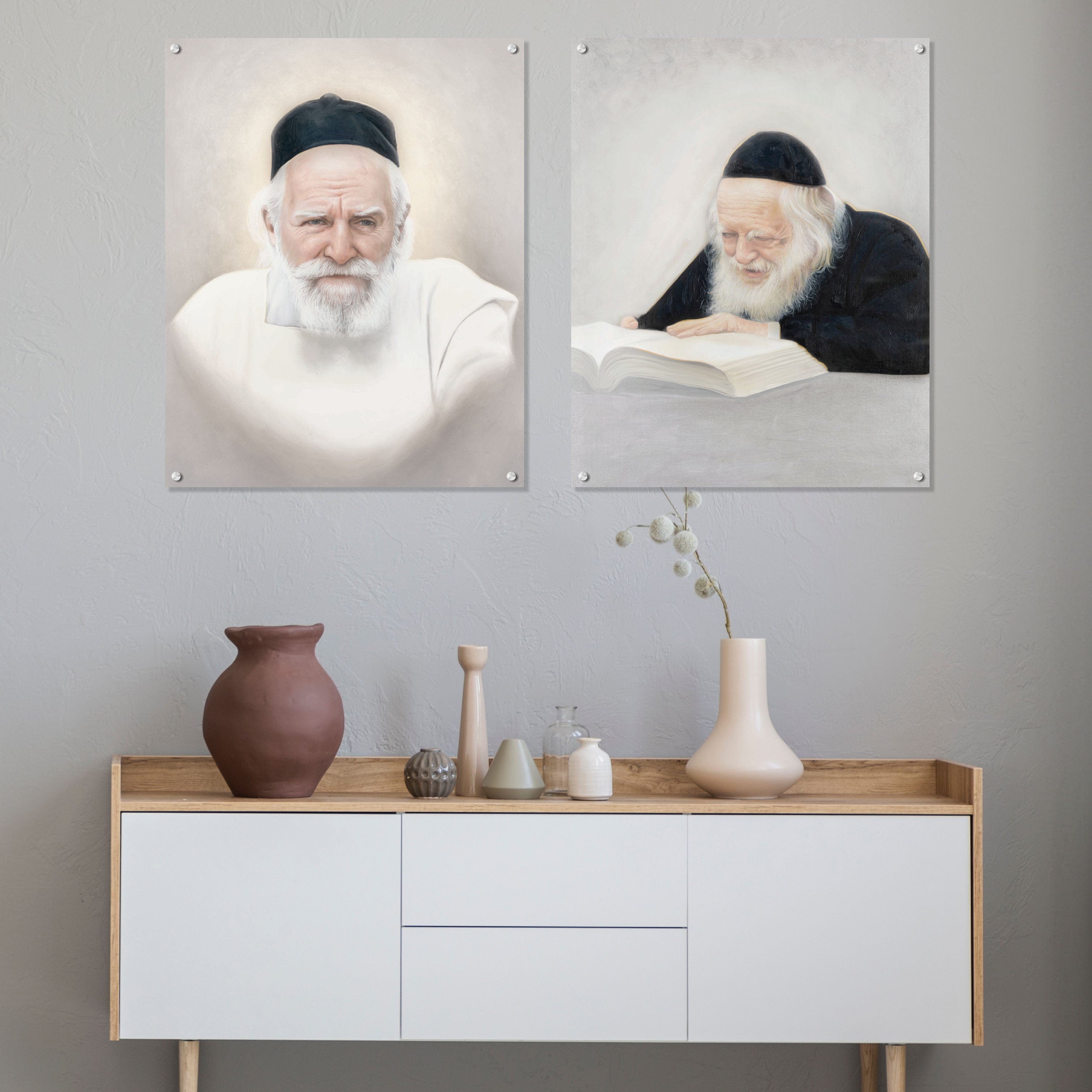 Inspirational Gedolim Art Chofetz Chaim Light Print – Premium Wall Decor