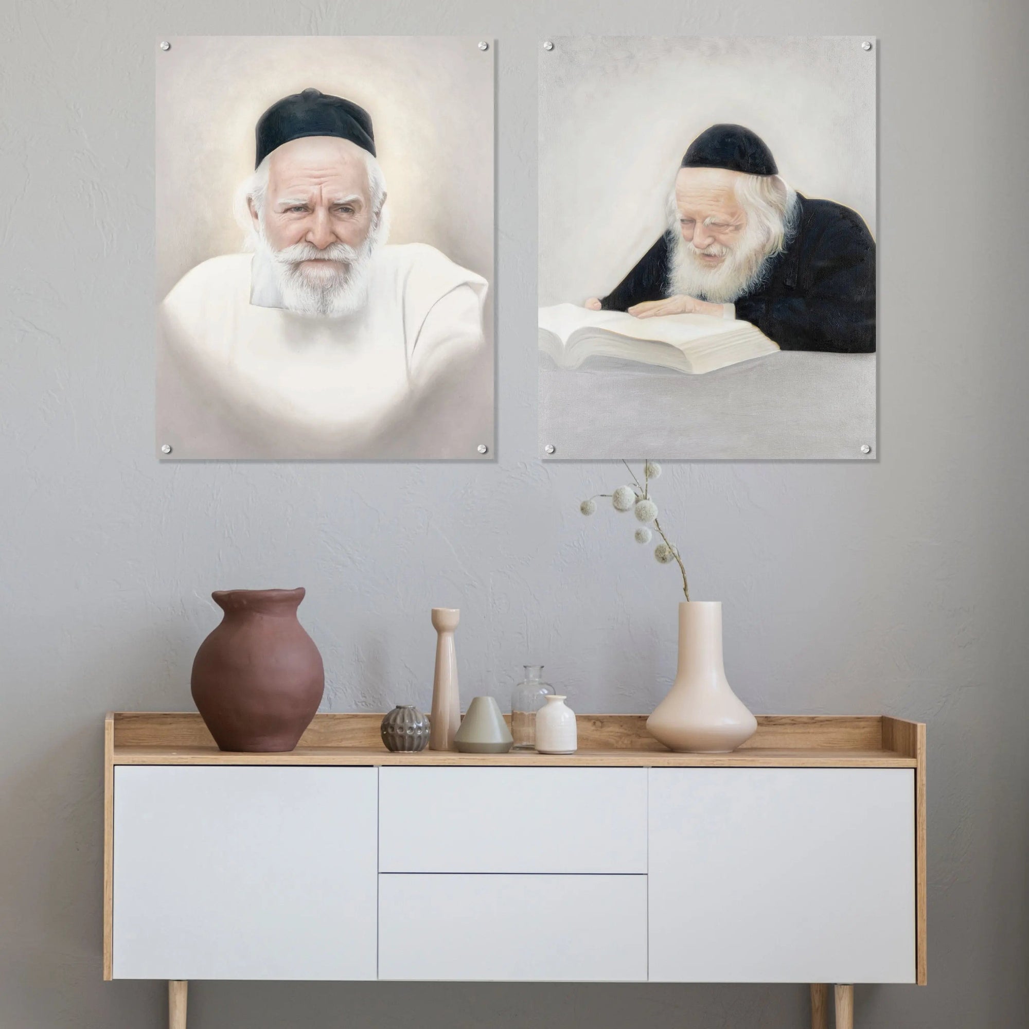 Gedolim Art Chofetz Chaim - Light | Judaica Square Lakewood