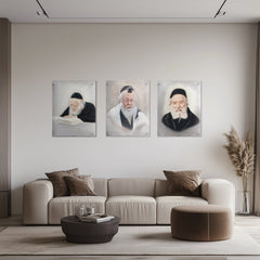 Gedolim Art: Rav Elyashiv Light – Inspiring 16x20 Wall Art Canvas