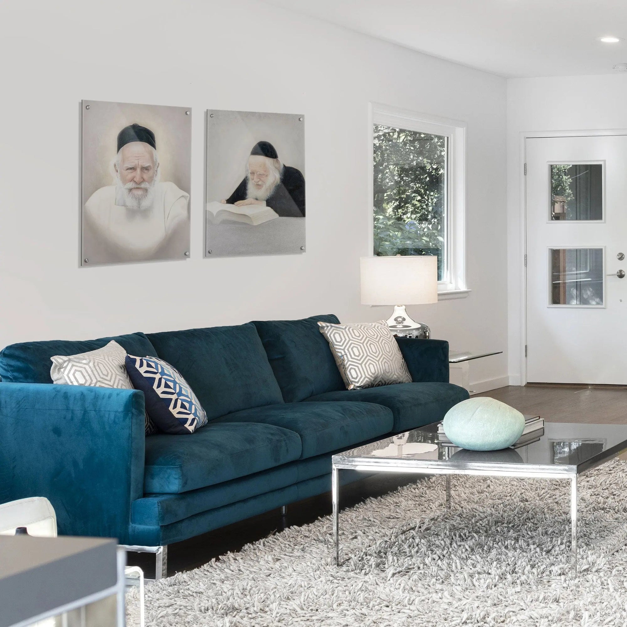 Gedolim Art Rav Ovadia Yosef - Light | Judaica Square Lakewood