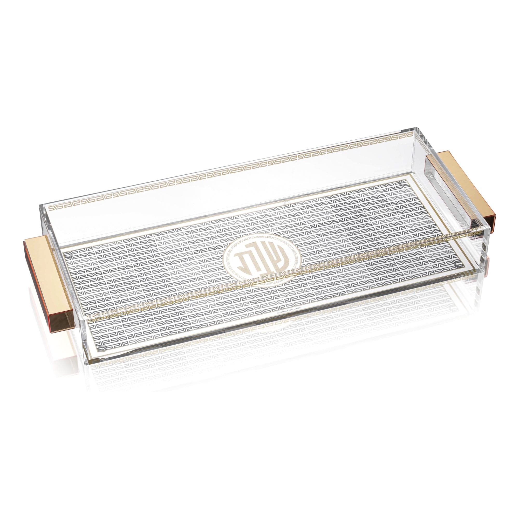 Geometric Bread / Towel Tray — hero shot | Judaica Square Lakewood