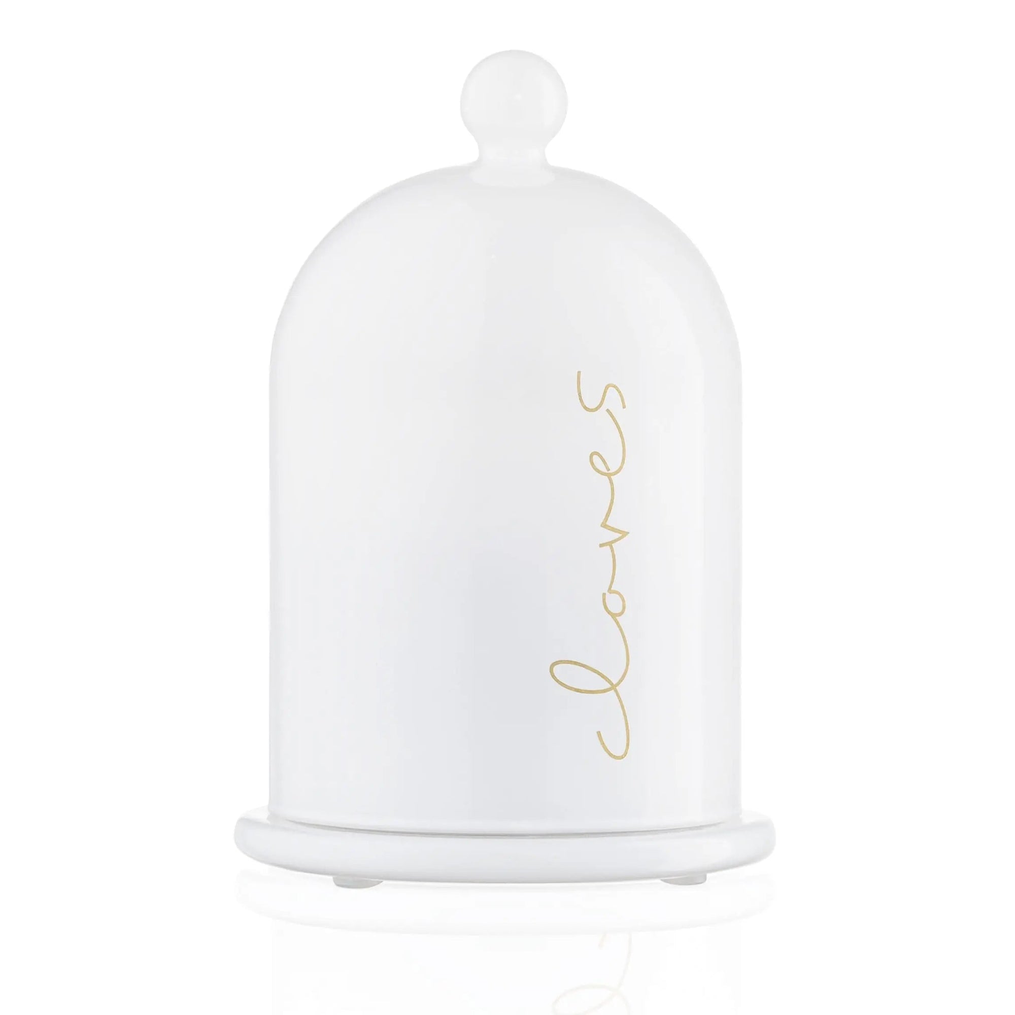 Glass Cloche Besamim — styled in-room | Judaica Square Lakewood