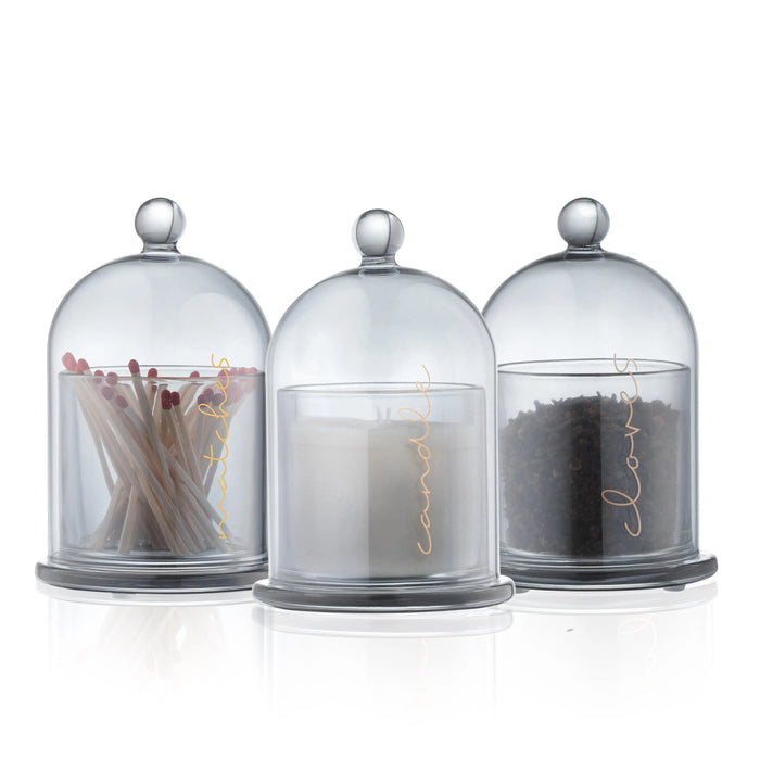 Glass Cloche Havdalah Set — Havdalah Set | Judaica Square Lakewood