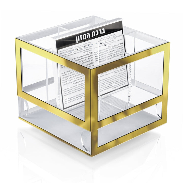 Waterdale Gold Lucite Swivel Caddy with Bencher Cards