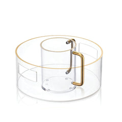 Metallic Washing Bowl & Cup